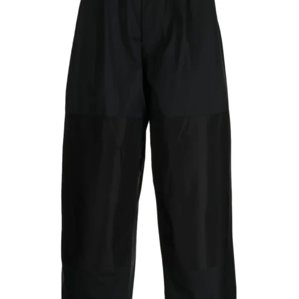 Comme Des Garçons Homme Panelled Belted Cropped Trousers