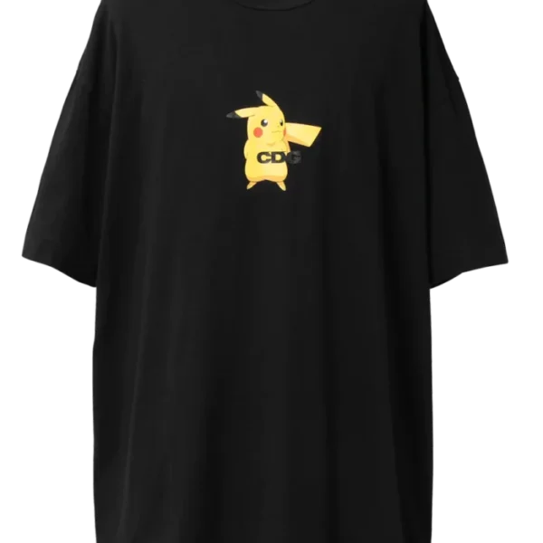 CDG x Pokemon Oversized T Shirt Black