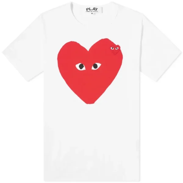 Comme Des Garcons Play Big Heart Logo T Shirt