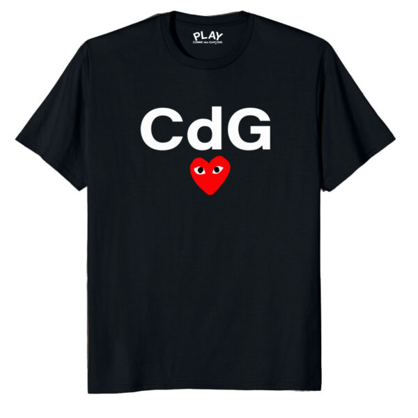 Comme Des Garcons Play Heart Logo T Shirt