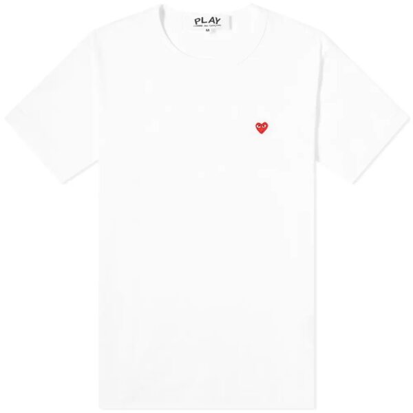 Comme Des Garcons Play Little Red Heart on T Shirt