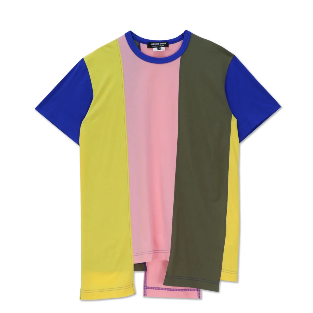 Multi Colour T Shirt with Uneven Hem