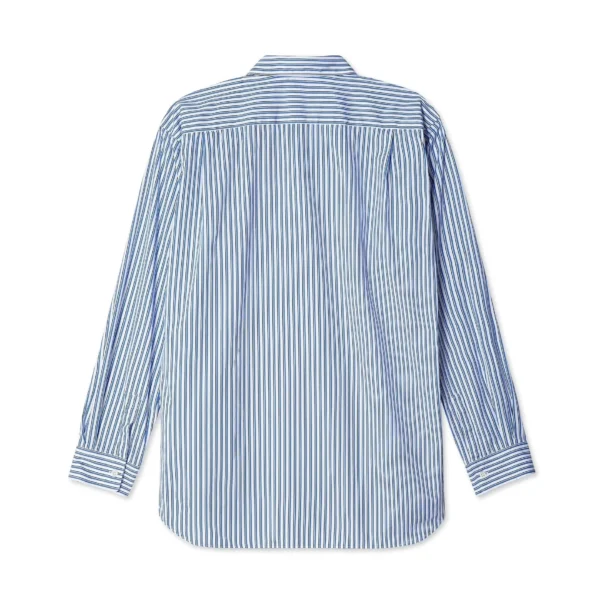 Horizontal Stripe Small Strawberry Patchwork Shirt