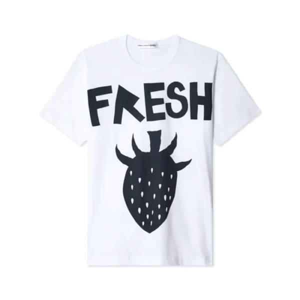 Fresh Strawberry Screenprint T Shirt
