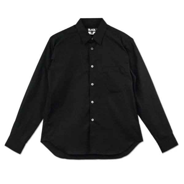 Cotton Broad Classic Shirt Black