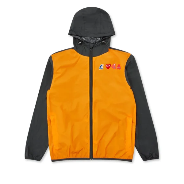 K-Way*Play Full Zip Jacket (Orange/Black)